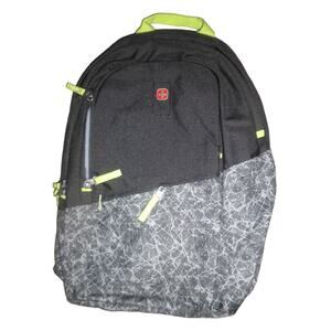 Wenger Criso - Laptop carrying backpack - 16-in. - Black, Ice Gray